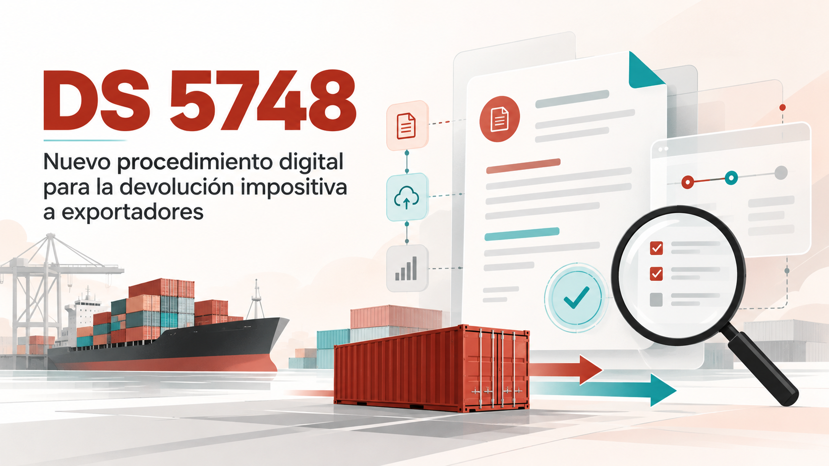 DS 5748: nuevo procedimiento digital para la devolución impositiva a exportadores